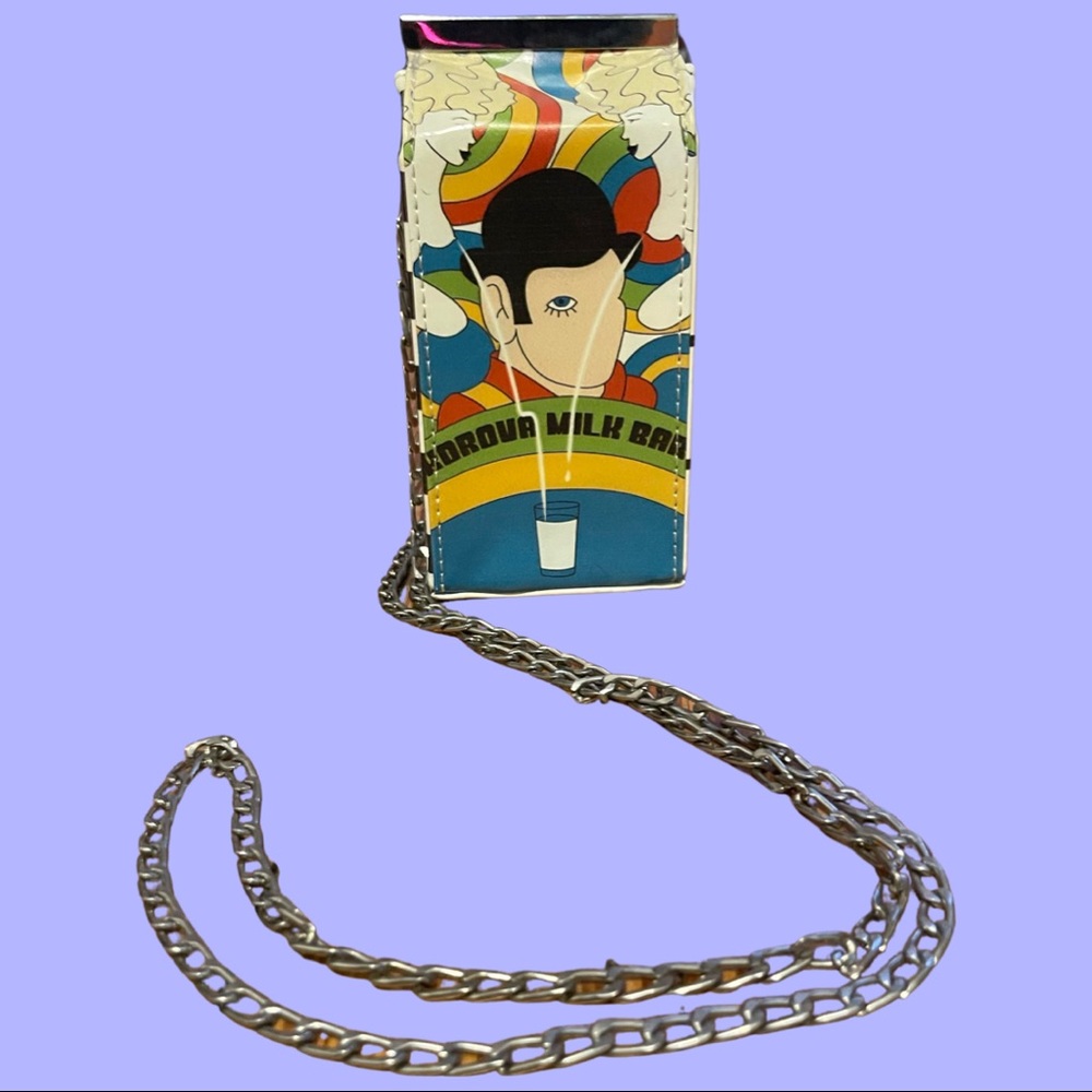 Current Mood Clockwork Orange Carton Bag NWOT